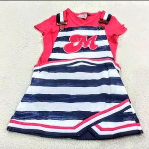 NWOT Overall Dress Matching Set